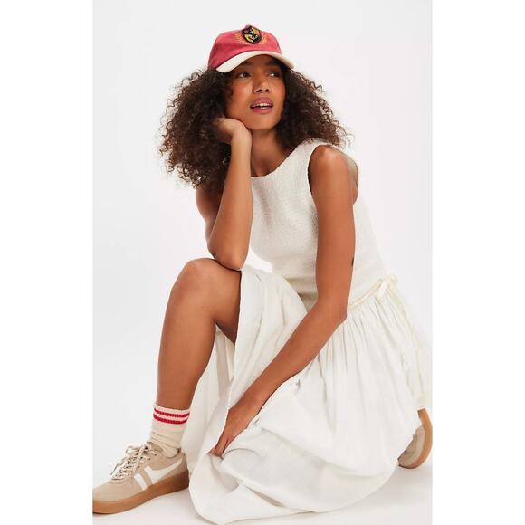 NWT Free People Nightingale Seersucker Midi Dress - Picture 3 of 7